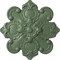 Ekena Millwork Katheryn Ceiling Medallion, Hand-Painted Athenian Green, 18 1/8"OD x 1 1/4"P CM18KAAGF - alternate 1